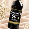 Birthday Wine Labels - Champagne Label for 30th, 40th, 50th Birthday