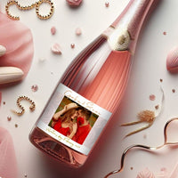 Wine Bottle Labels, Save The Date, Custom Photo Wine Label