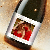 Wine Bottle Labels, Save The Date, Custom Photo Wine Label