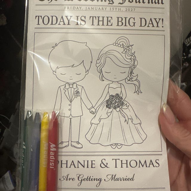 Real customer photo of the personalized booklet